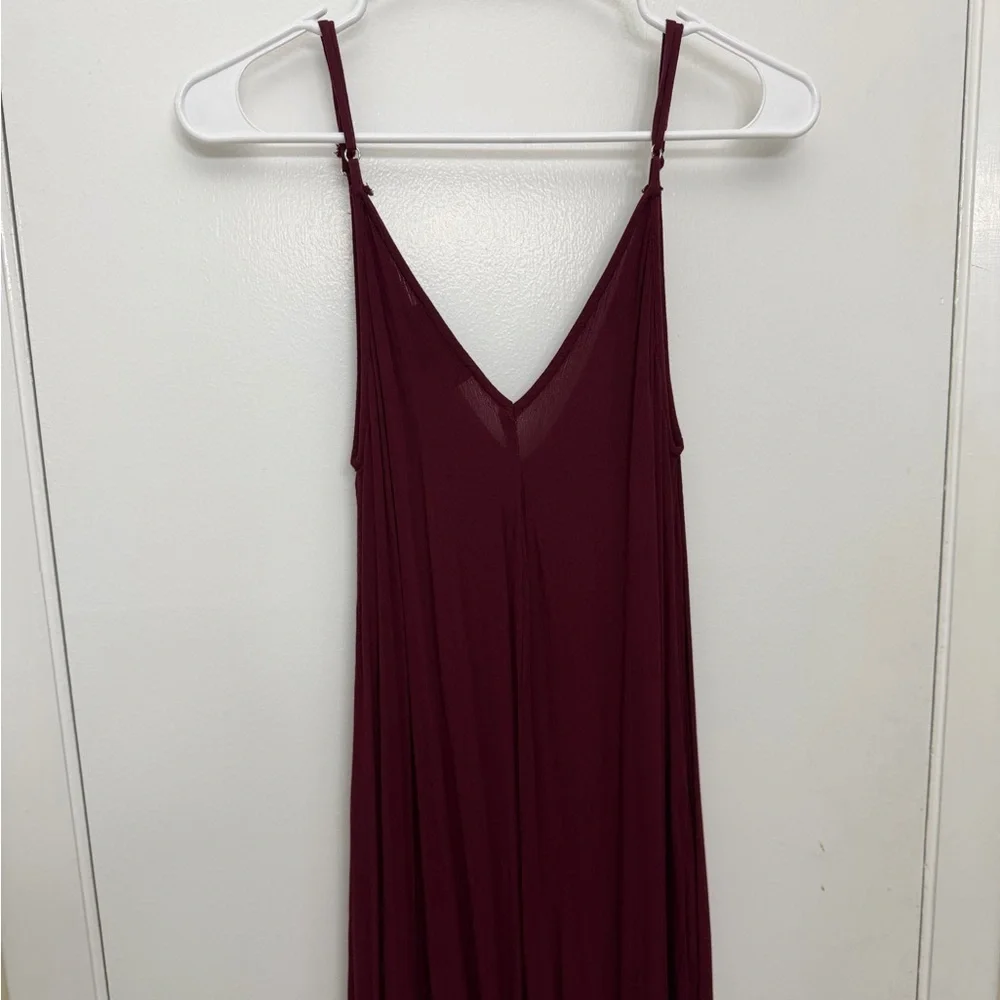 Maroon Maxi Dress